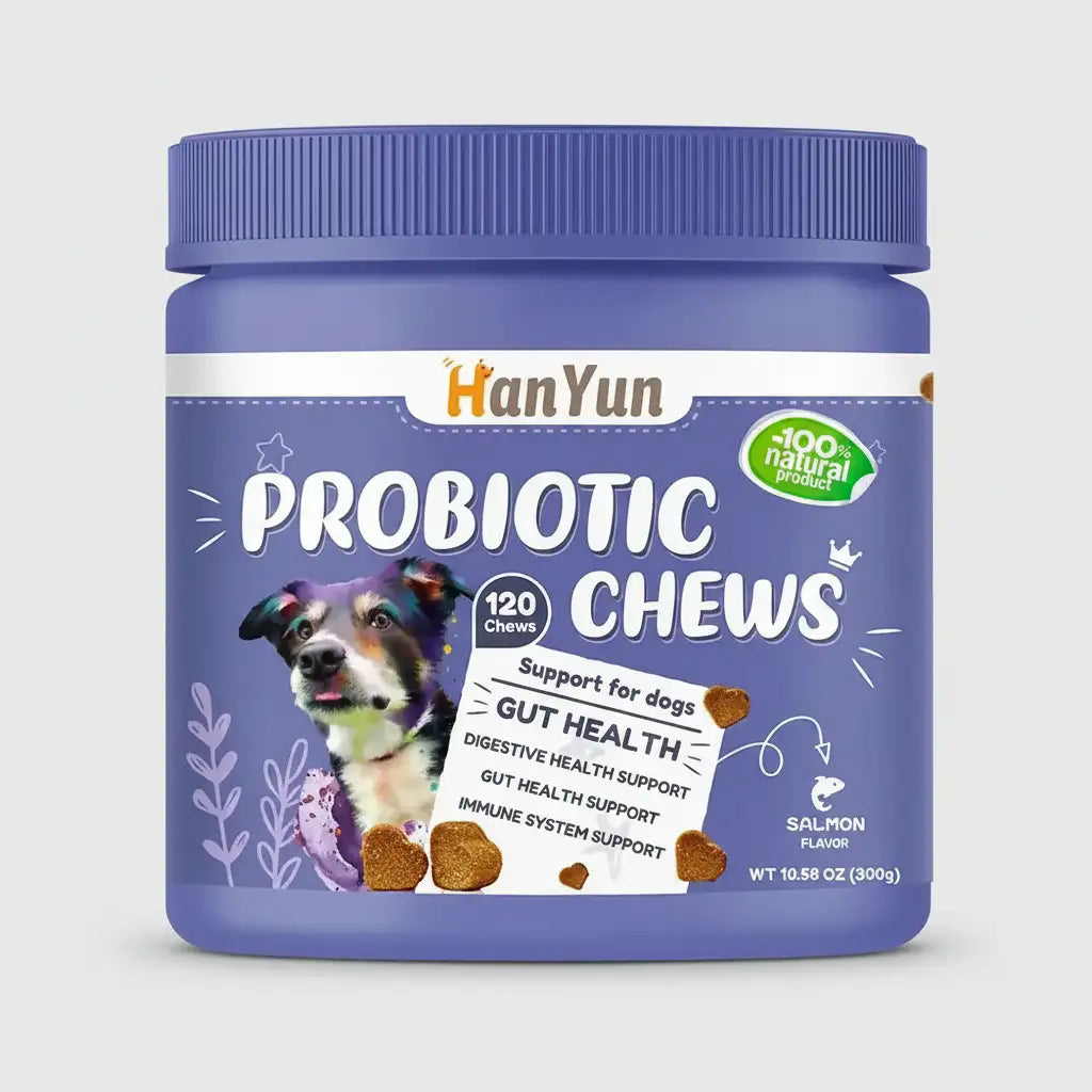 Pet Probiotic Soft Chews for Digestive & Gut Health - Dog Health - TinPaw