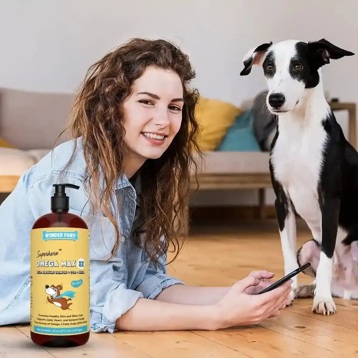 DHA & EPA Pet Fish Oil Supplement for Skin and Joints - Dog Health - TinPaw