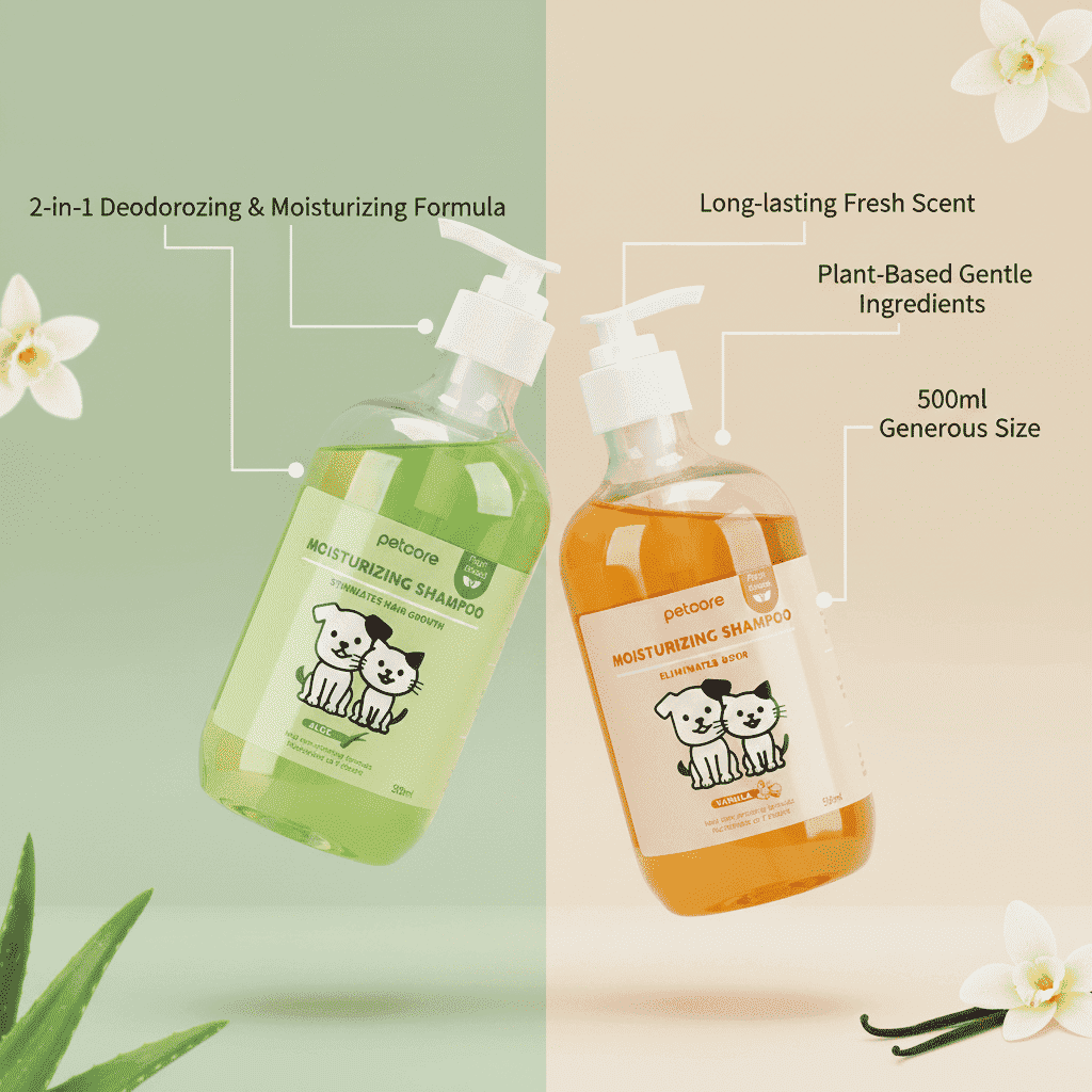 Deodorizing Pet Shampoo 2 - in - 1 – Gentle, Long - Lasting Scent - Dog Shampoo - TinPaw
