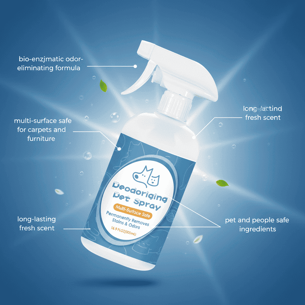 Enzyme Pet Odor Eliminating Spray for Home Surfaces - Dog Shampoo - TinPaw