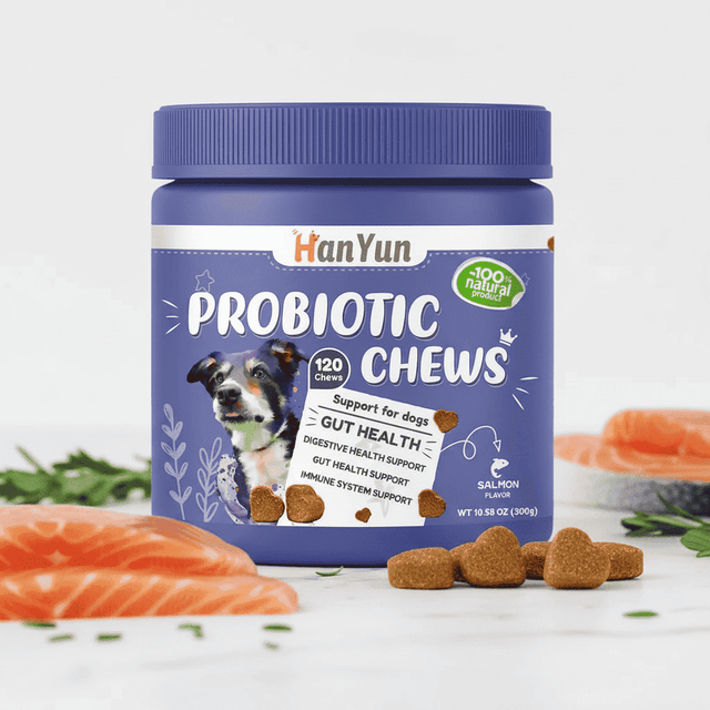 Pet Probiotic Soft Chews for Digestive & Gut Health - Dog Health - TinPaw