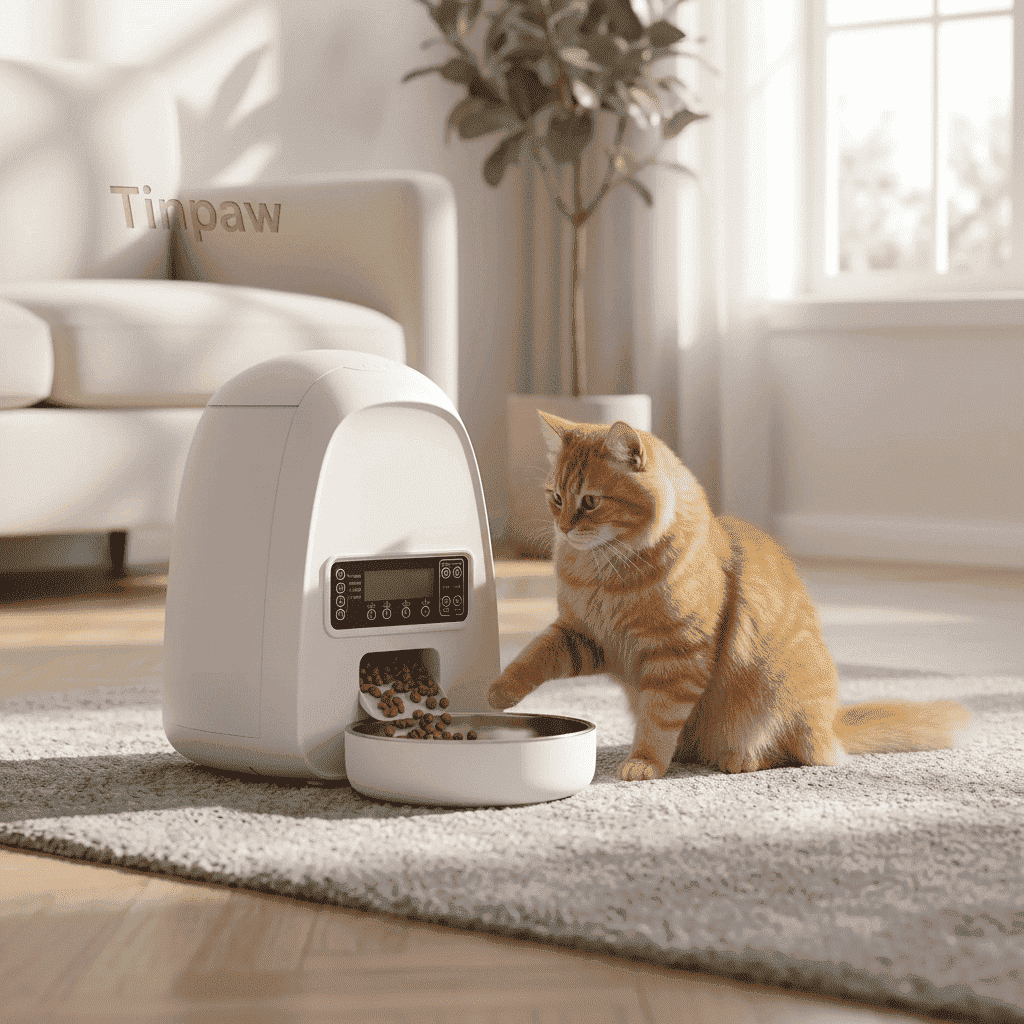 Automatic Pet Feeder 2L – Scheduled, Portion Control - Automatic Pet Feeder - TinPaw