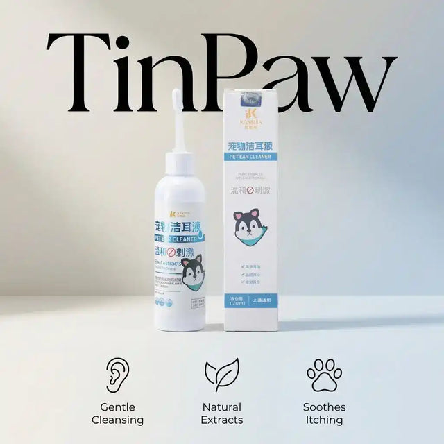 Pet Ear Cleaner for Dogs and Cats – Anti - Itch 120 ml - Dog Health - TinPaw
