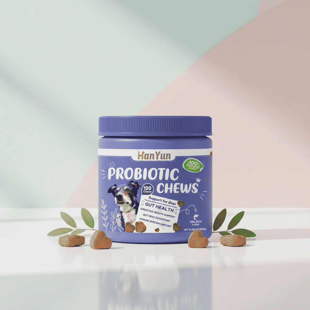 Pet Probiotic Soft Chews for Digestive & Gut Health - Dog Health - TinPaw