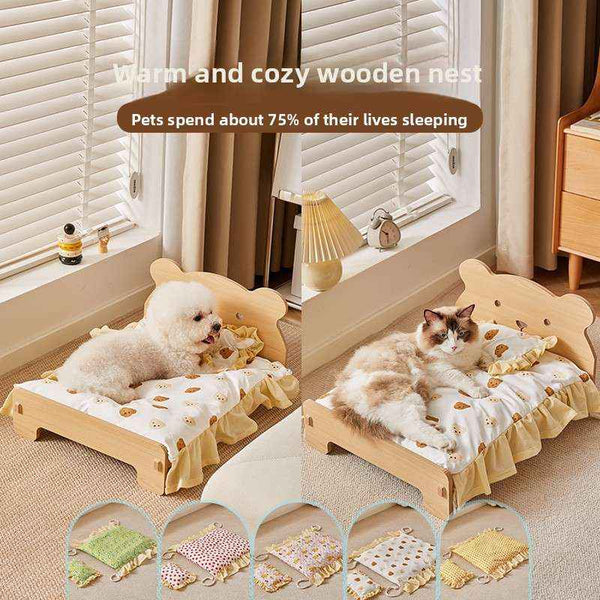 Removable Washable Pet Bed For Small Dogs & Cats - Dog Beds & Furniture - TinPaw