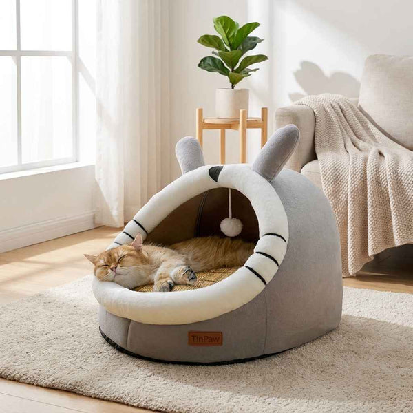 Removable Washable Pet House – Windproof Cozy Shelter - Dog Beds & Furniture - TinPaw