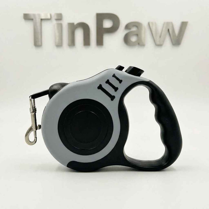 Retractable Dog Leash with Bone - Shaped Handle - Dog Gear - TinPaw