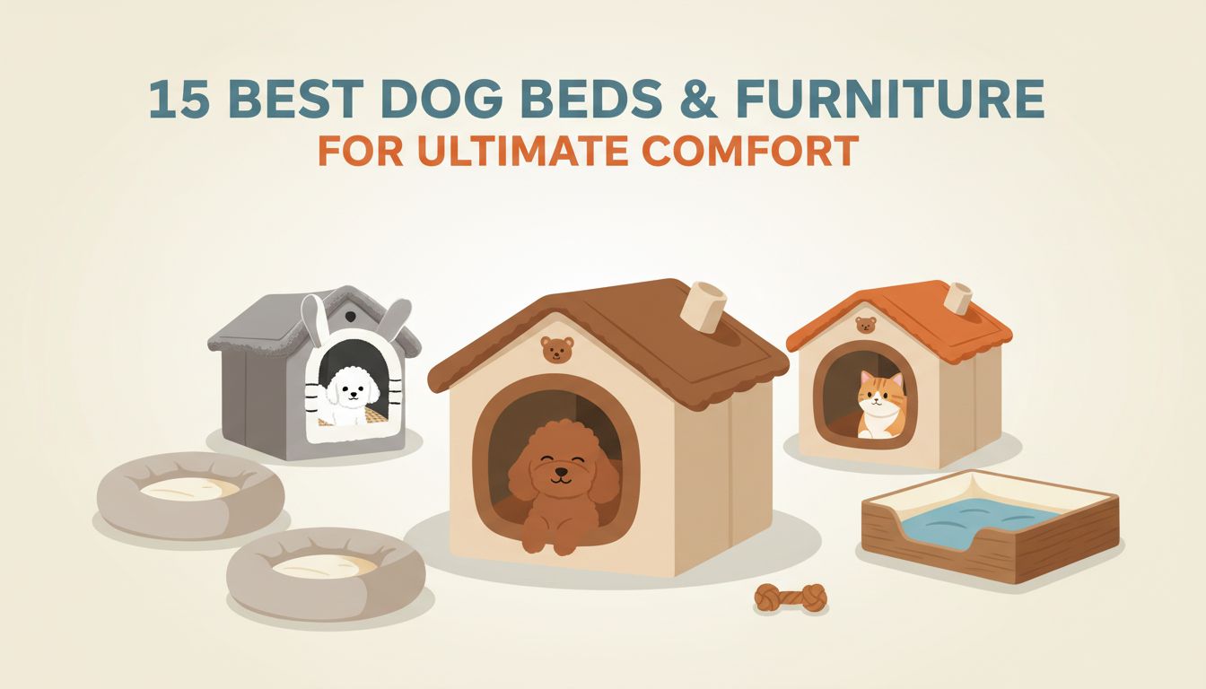 15 Best Dog Beds & Furniture for Ultimate Comfort