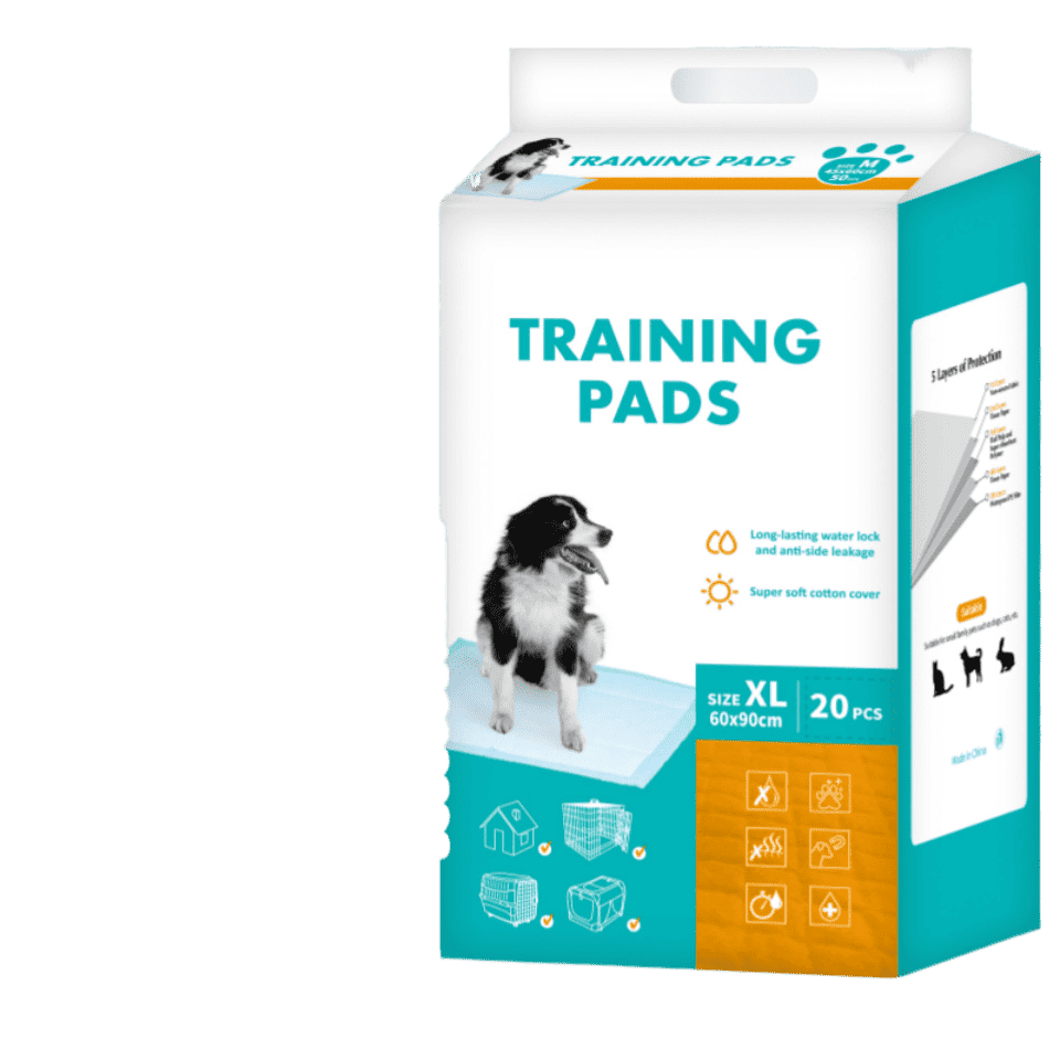 Bamboo Charcoal Pet Training Pads – Ultra Absorbent - Dog Diapers - TinPaw - White film XL 60x90cm 20pcs - SU00073954 - White film XL 60x90cm 20pcs
