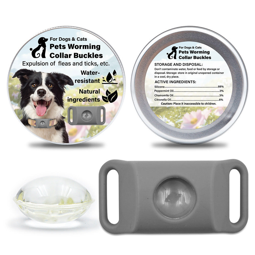 Silicone Flea & Tick Repellent Dog Collar | TinPaw