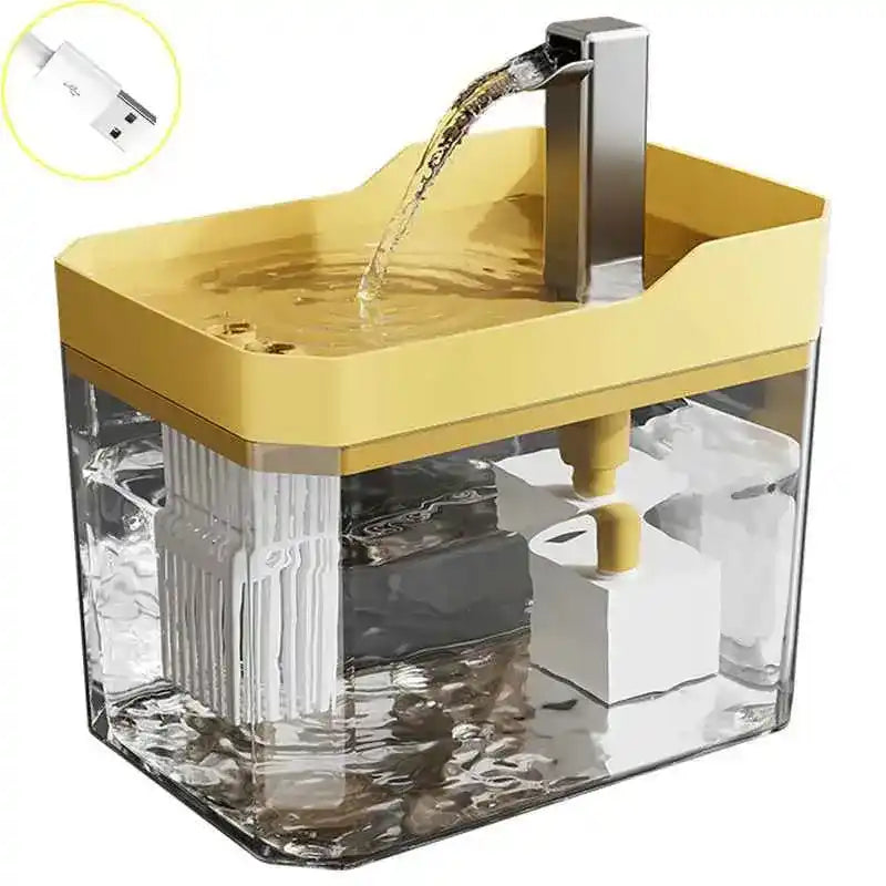 Automatic Pet Water Fountain – Quiet, Large Capacity - Automatic Pet Feeder - TinPaw