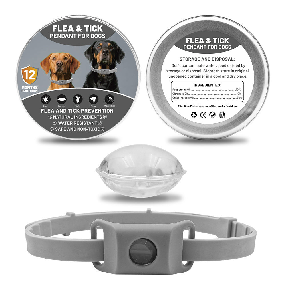 Silicone Flea & Tick Repellent Dog Collar | TinPaw