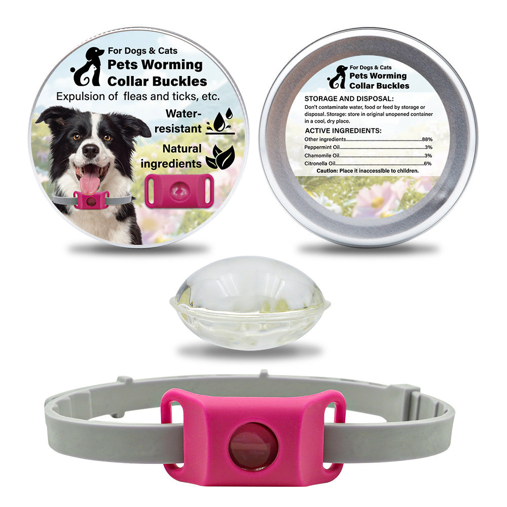 Silicone Flea & Tick Repellent Dog Collar | TinPaw