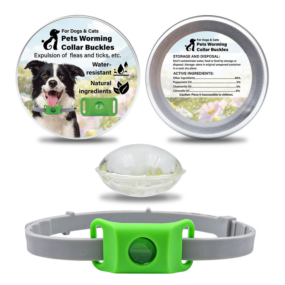Silicone Flea & Tick Repellent Dog Collar | TinPaw