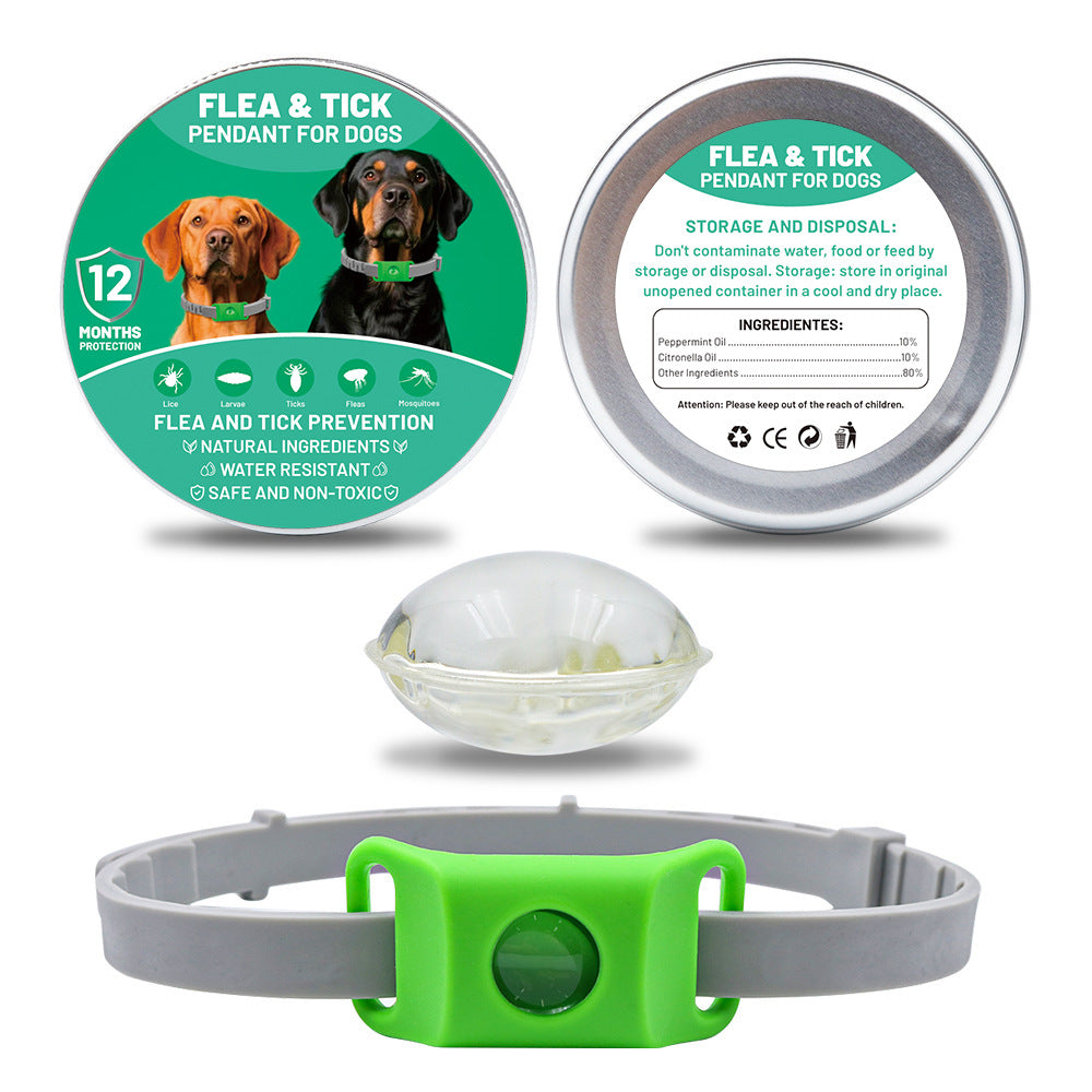 Silicone Flea & Tick Repellent Dog Collar | TinPaw