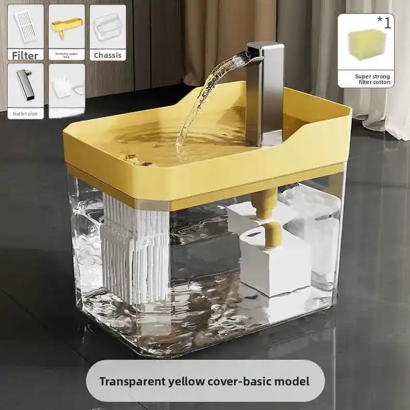 Automatic Pet Water Fountain – Quiet, Large Capacity - Automatic Pet Feeder - TinPaw