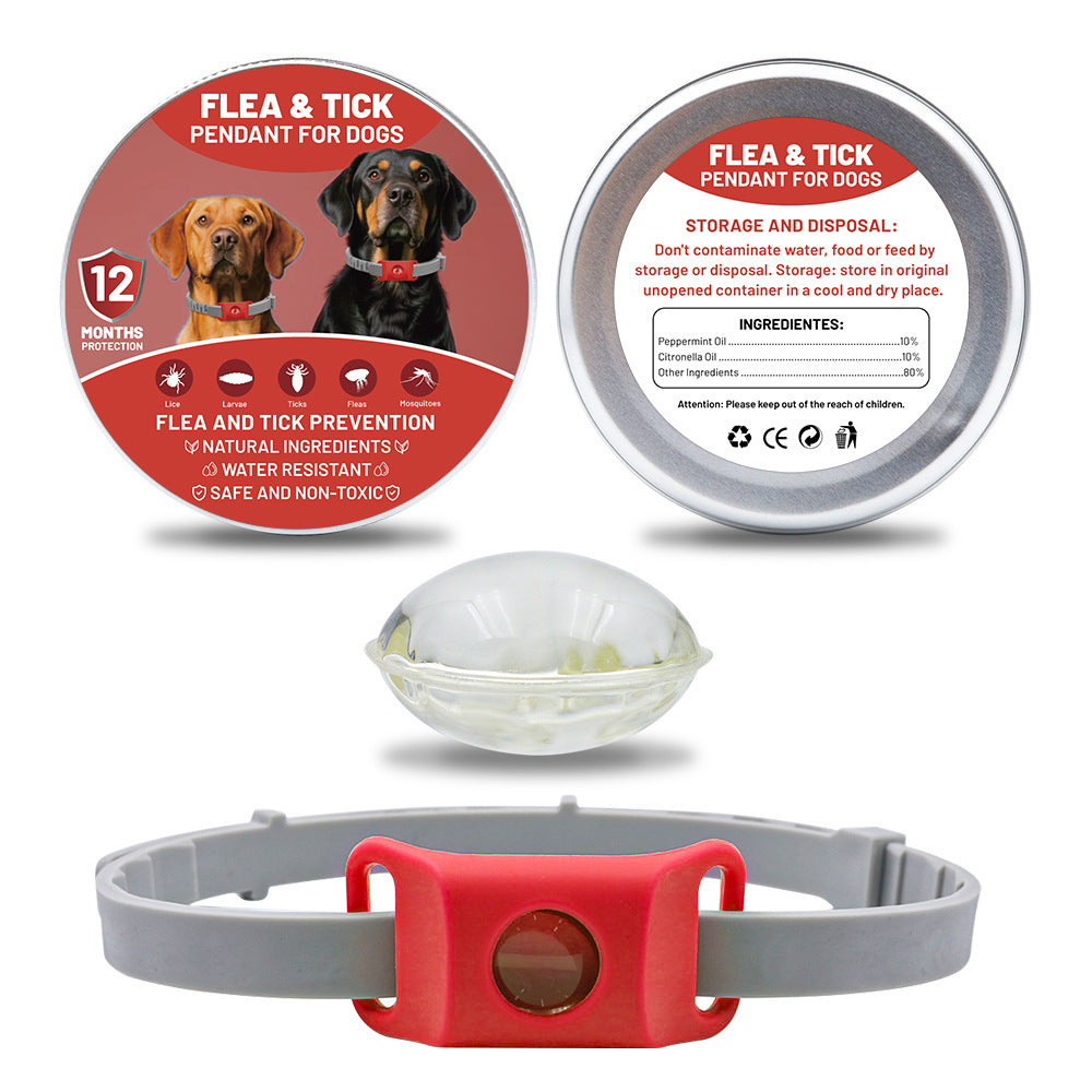 Silicone Flea & Tick Repellent Dog Collar | TinPaw