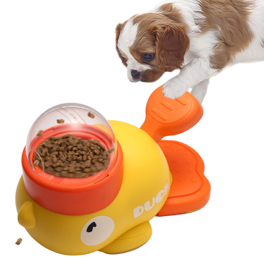 Little Yellow Duck Interactive Pet Feeder Toy – Slow Feed Dispenser for Dogs