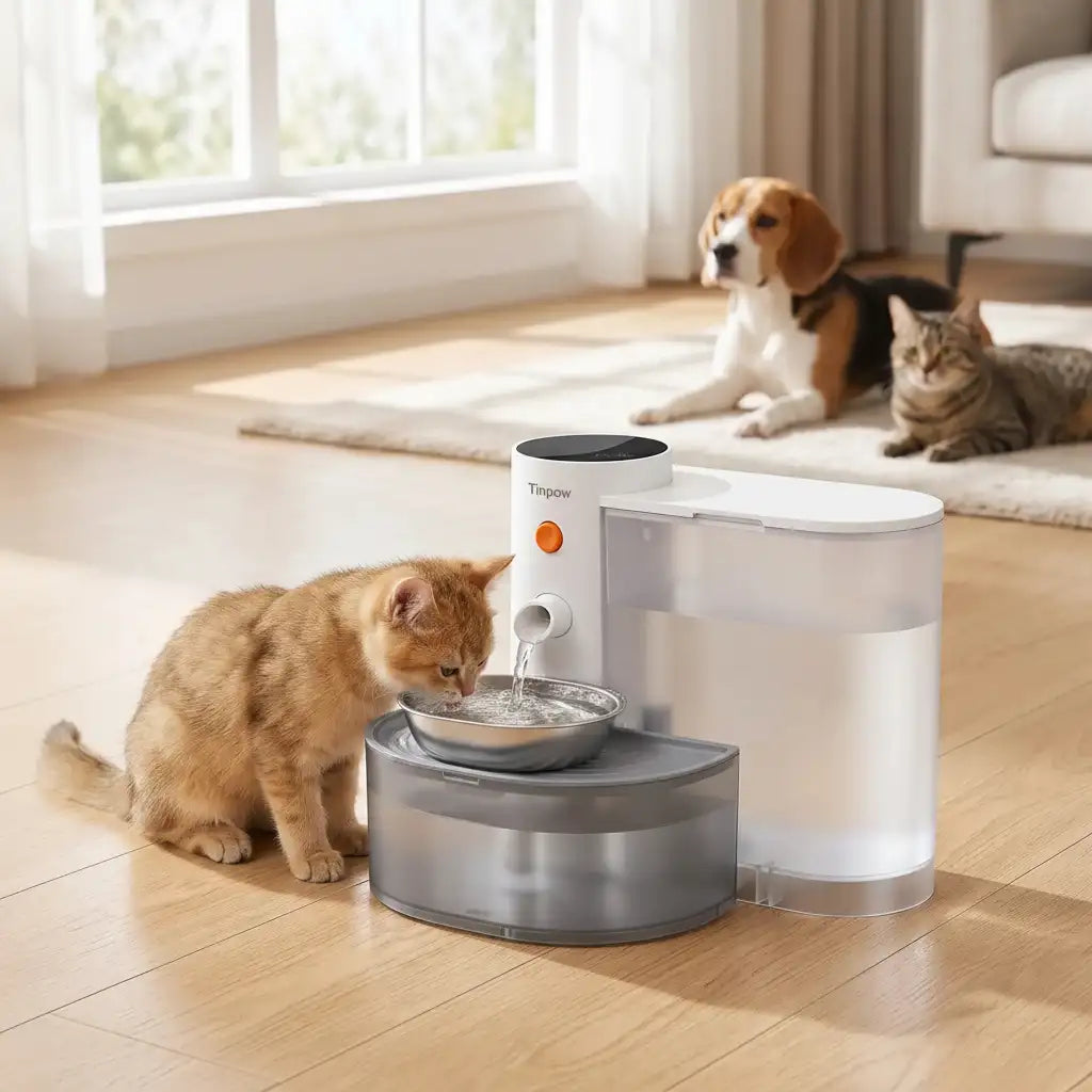 Automatic Pet Water Dispenser – 3L Gravity Feed | Nice image that showcase a brand which is Tinpaw