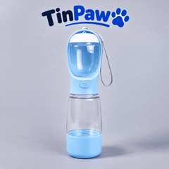 3-in-1 Portable Dog Water Bottle With Food Bowl 400 ml