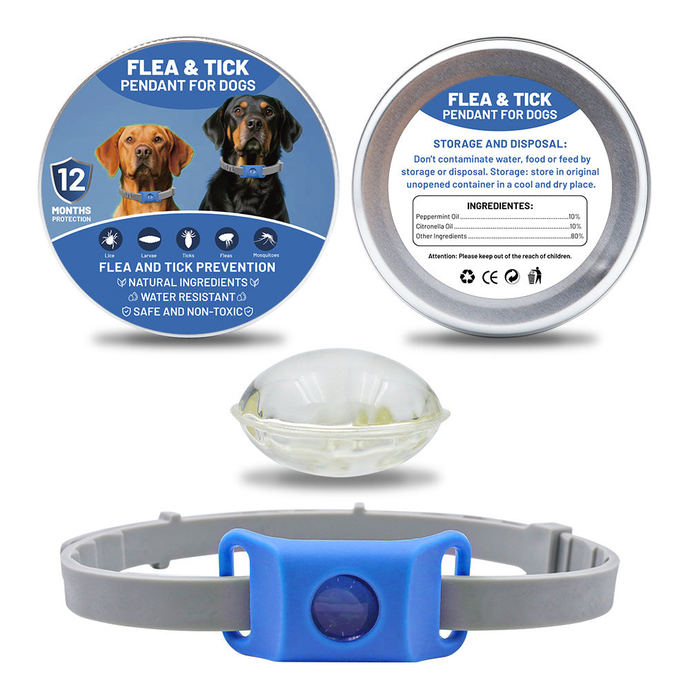 Silicone Flea & Tick Repellent Dog Collar | TinPaw