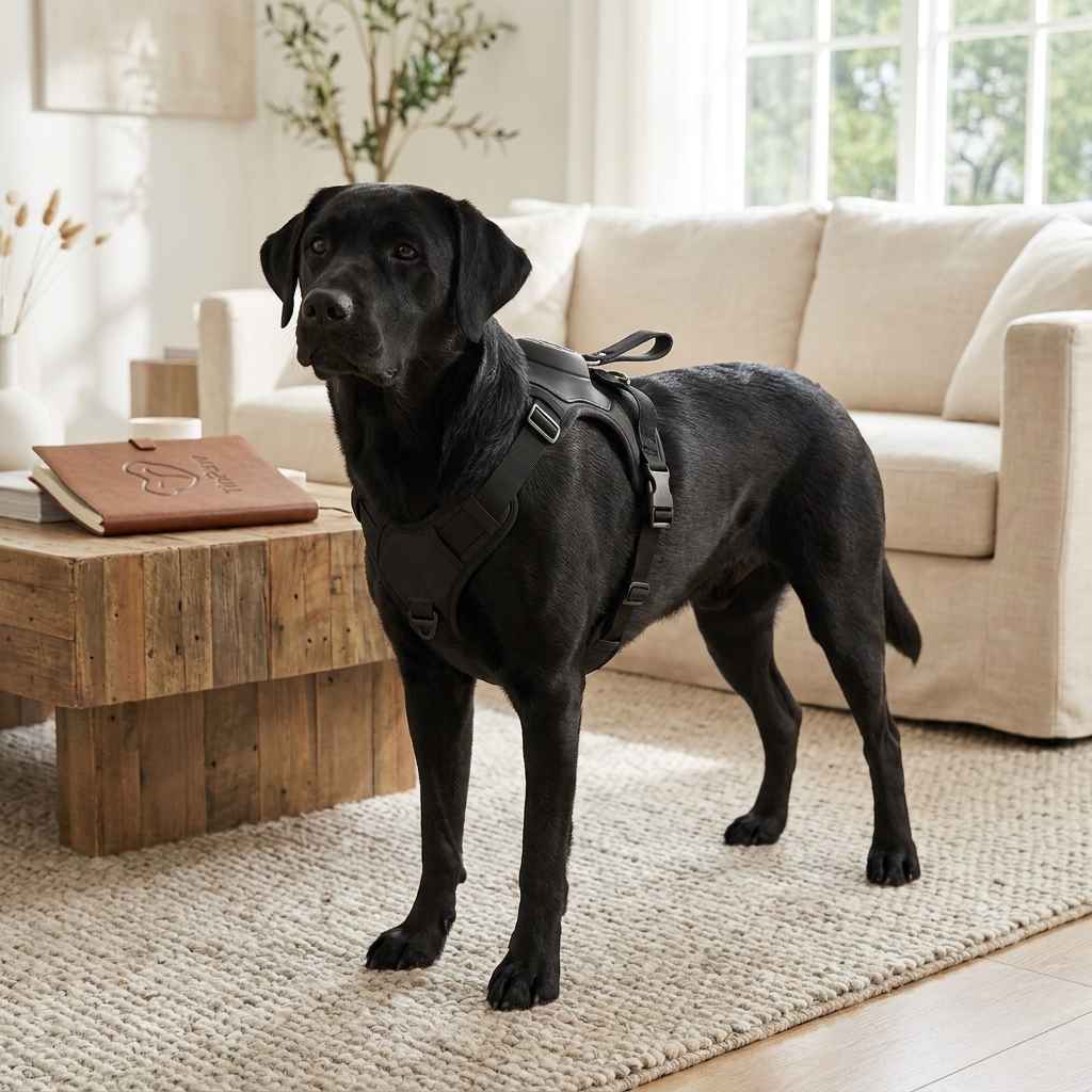 Adjustable Dog Harness And Leash Set For Medium Dogs - Dog Gear - TinPaw