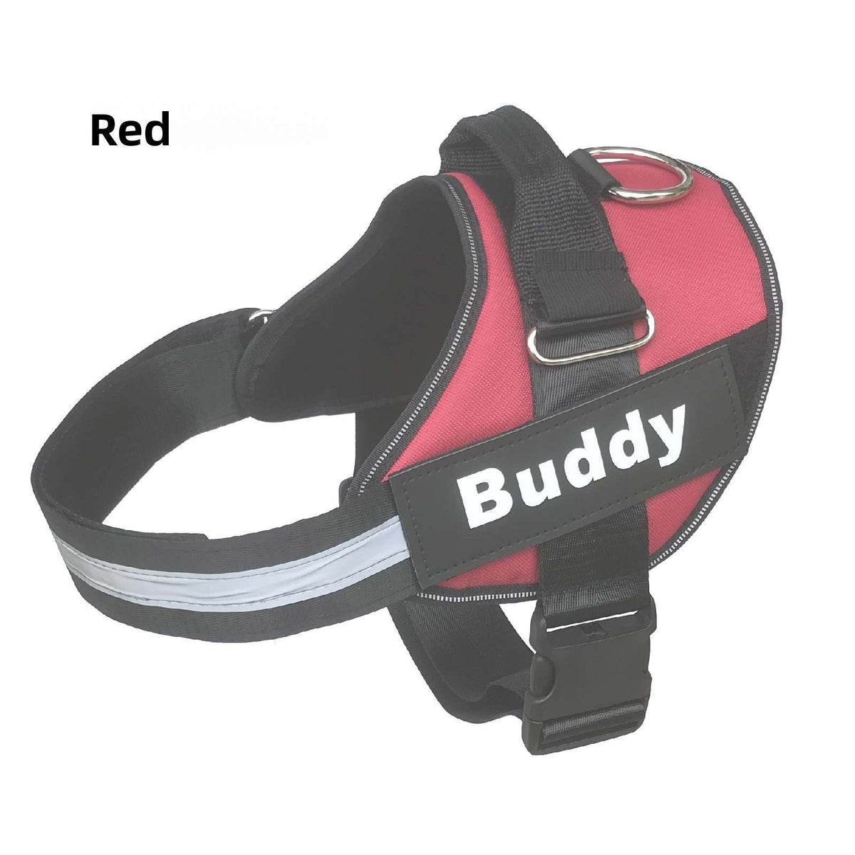 Adjustable Dog Harness with Reflective Lead - Dog Gear - TinPaw - Red - XL - SU00349042 - Red - XL