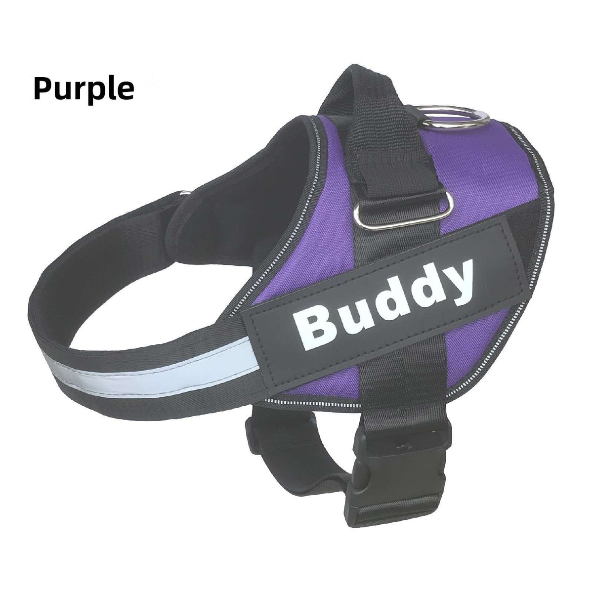 Adjustable Dog Harness with Reflective Lead - Dog Gear - TinPaw - Purple - XS - SU00349042 - Purple - XS