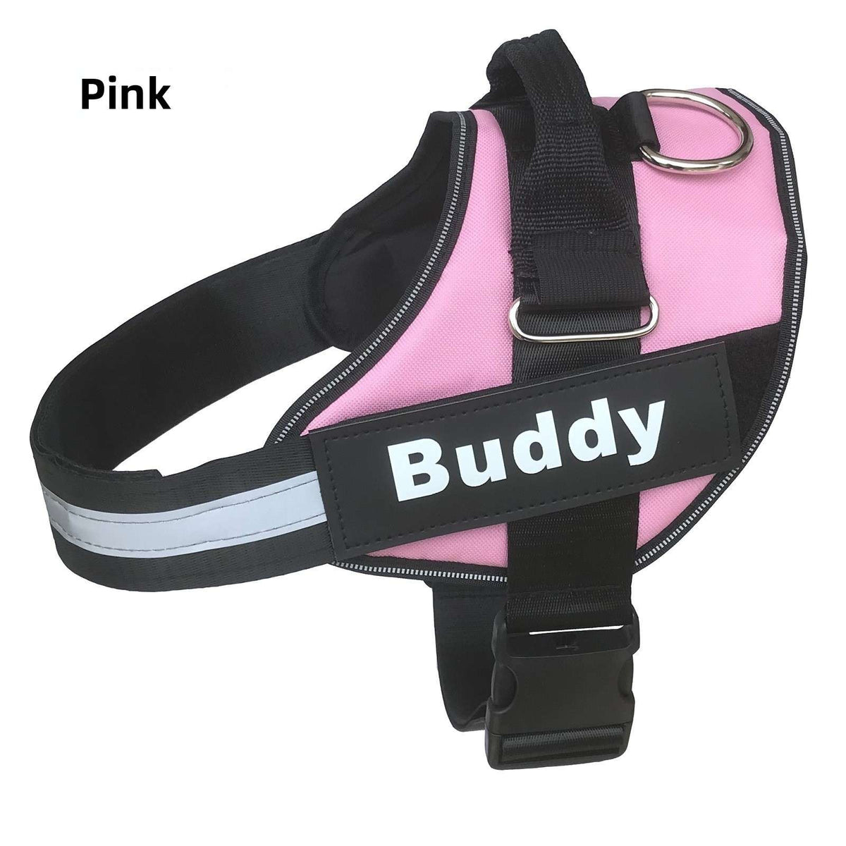 Adjustable Dog Harness with Reflective Lead - Dog Gear - TinPaw - Pink - XL - SU00349042 - Pink - XL