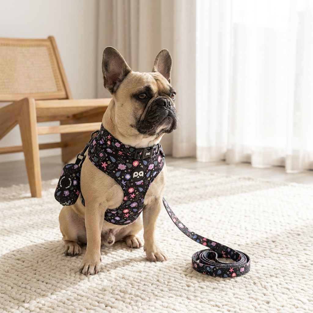Adjustable Patterned Dog Collar And Leash Set - Dog Gear - TinPaw