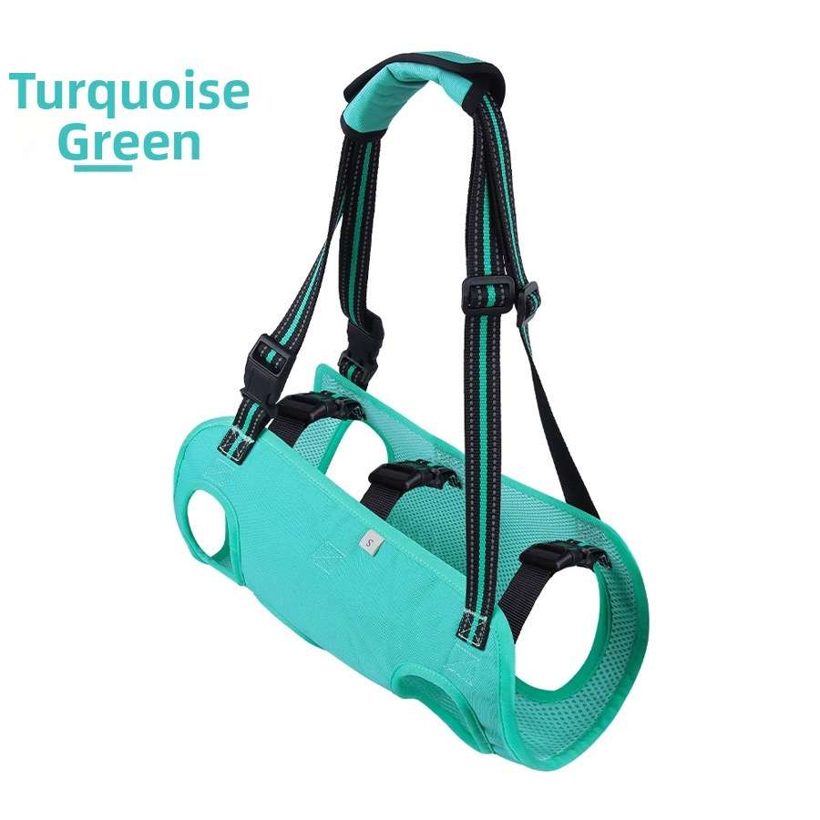 Adjustable Reflective Dog Support Harness & Leash - Dog Gear - TinPaw - Green - M - SU00145983 - Green - M