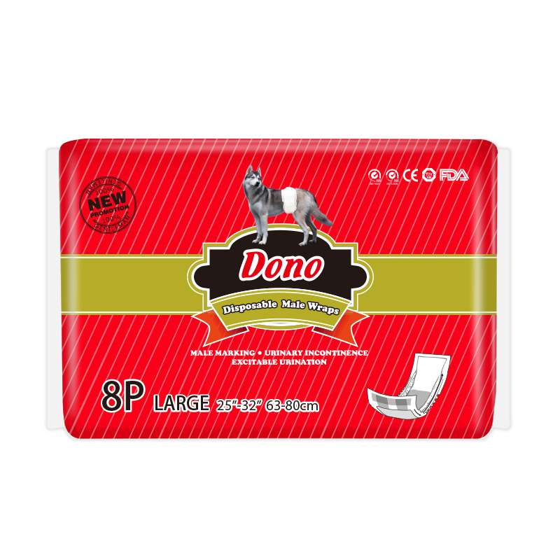 Leak - Proof Dog Diapers for Male and Female Pets - Dog Diapers - TinPaw - Men L Waist63~82cm 8pcs - SU00117208 - Men L Waist63~82cm 8pcs
