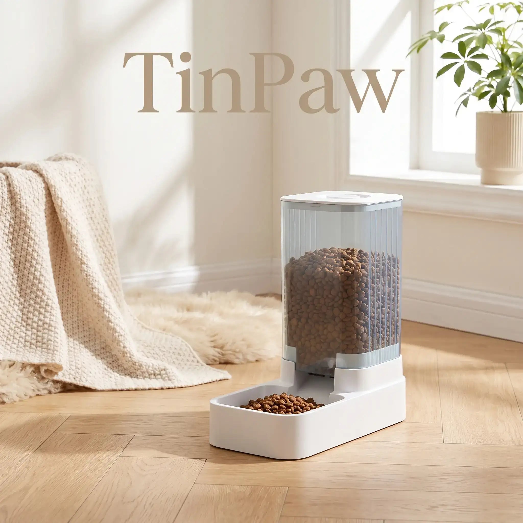 Automatic Pet Feeder And Water Dispenser Combo | Nice image that showcase a brand which is Tinpaw