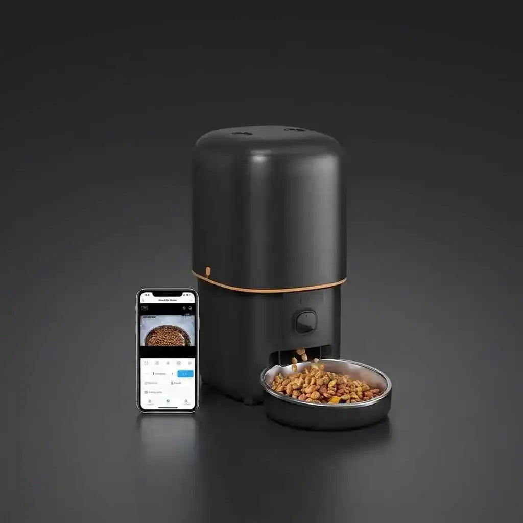 Automatic Pet Feeder With WiFi Camera Monitoring - Automatic Pet Feeder - TinPaw