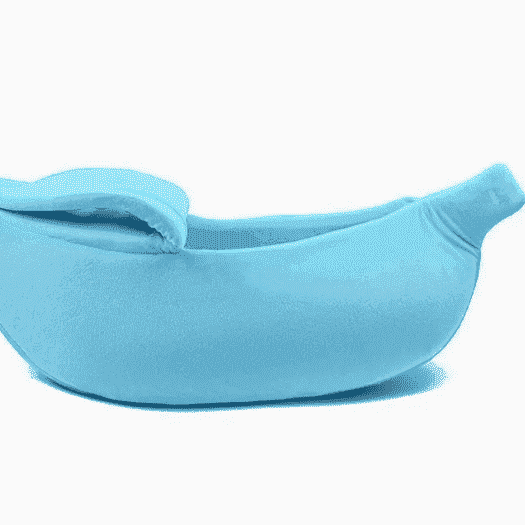 Banana Dog Bed Boat for Small Pets – Cozy Nest Design - Dog Beds & Furniture - TinPaw - Blue - S 42x15x12cm - SUPEFDB00005 - A4