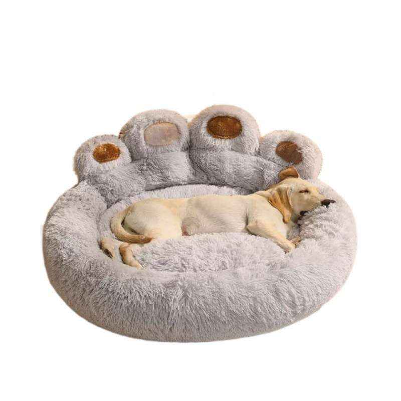 Bear Paw Dog Bed Nest – Soft, Cozy All - Season Design - Dog Beds & Furniture - TinPaw