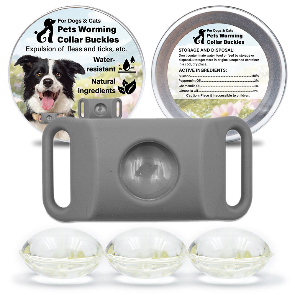 Silicone Flea & Tick Repellent Dog Collar | TinPaw