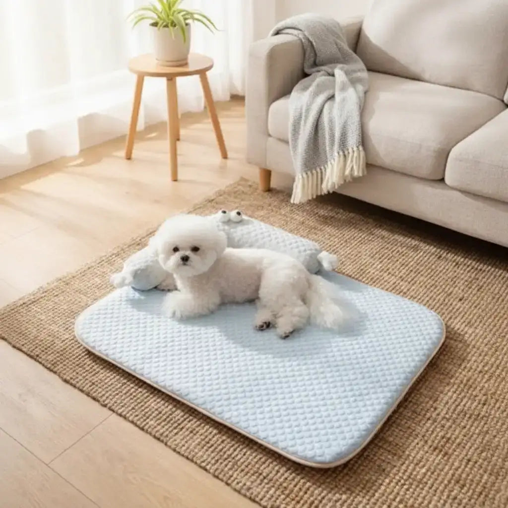 Breathable Dog Kennel – Not Stuffy | Breathable Cooling Dog Kennel Bed – Ice Bean S–XL | TinPaw