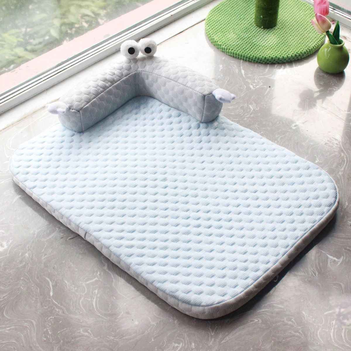 Cooling Breathable Dog Bed Kennel – Washable Cover - Dog Beds & Furniture - TinPaw - Haiyin Blue L 65x50cm - SU00360966 - Haiyin Blue L 65x50cm