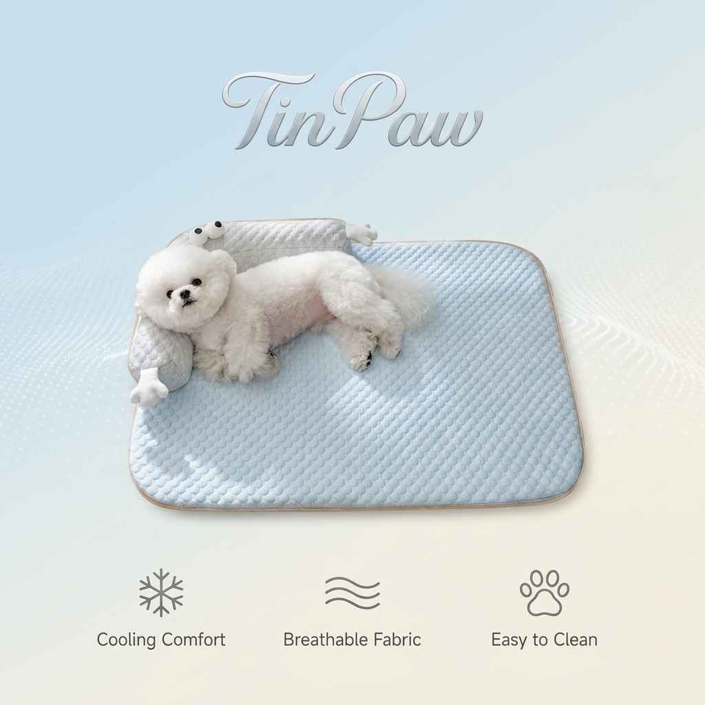 Cooling Breathable Dog Bed Kennel – Washable Cover - Dog Beds & Furniture - TinPaw