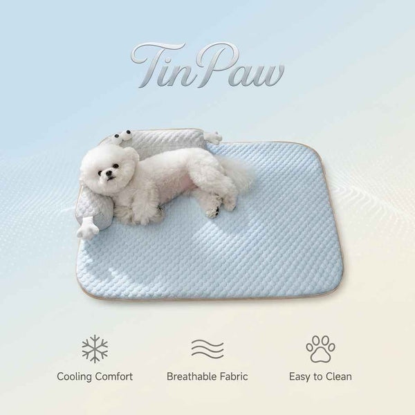 Cooling Breathable Dog Bed Kennel – Washable Cover - Dog Beds & Furniture - TinPaw