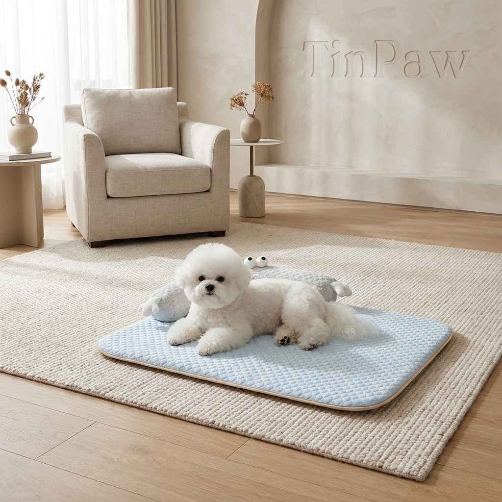 Cooling Breathable Dog Bed Kennel – Washable Cover - Dog Beds & Furniture - TinPaw