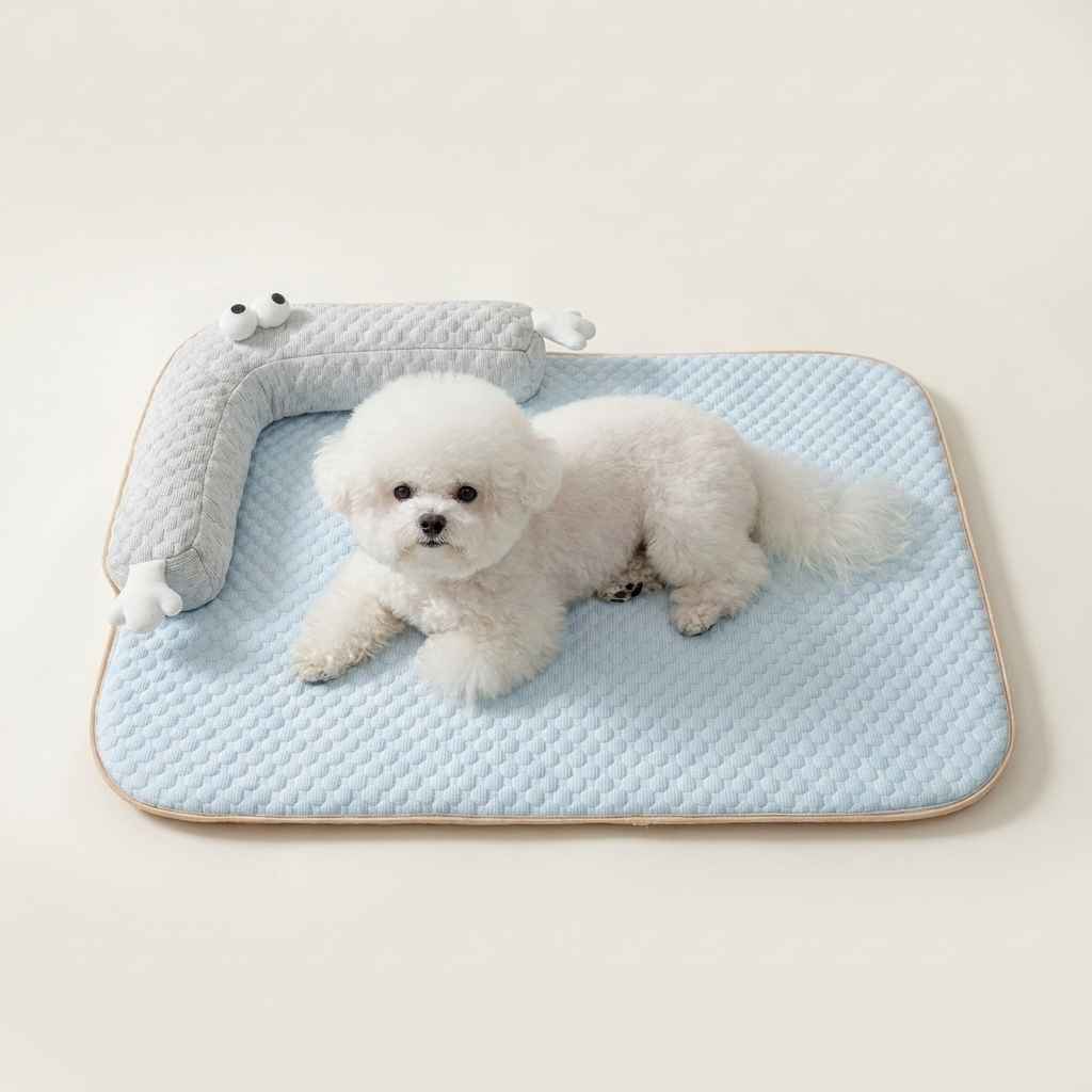 Cooling Breathable Dog Bed Kennel – Washable Cover - Dog Beds & Furniture - TinPaw