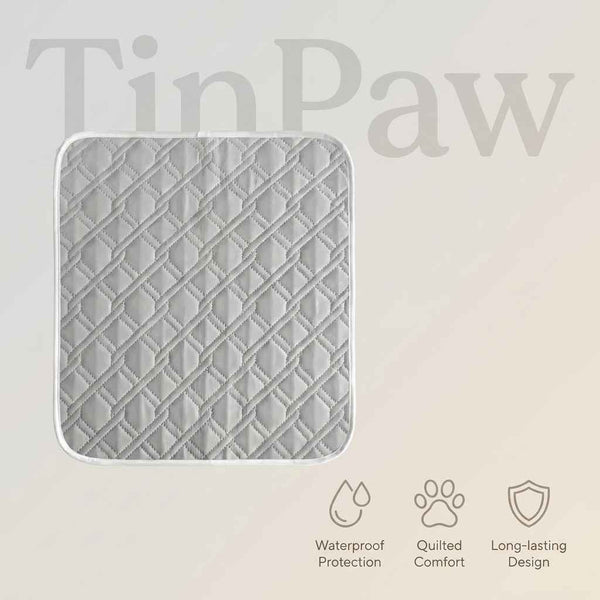 Cooling Dog Bed Mat – Breathable Plush Comfort Pad - Dog Beds & Furniture - TinPaw - Deep Space Gray - XXL 150x100cm - SU00363536 - Deep Space Gray - XXL 150x100cm