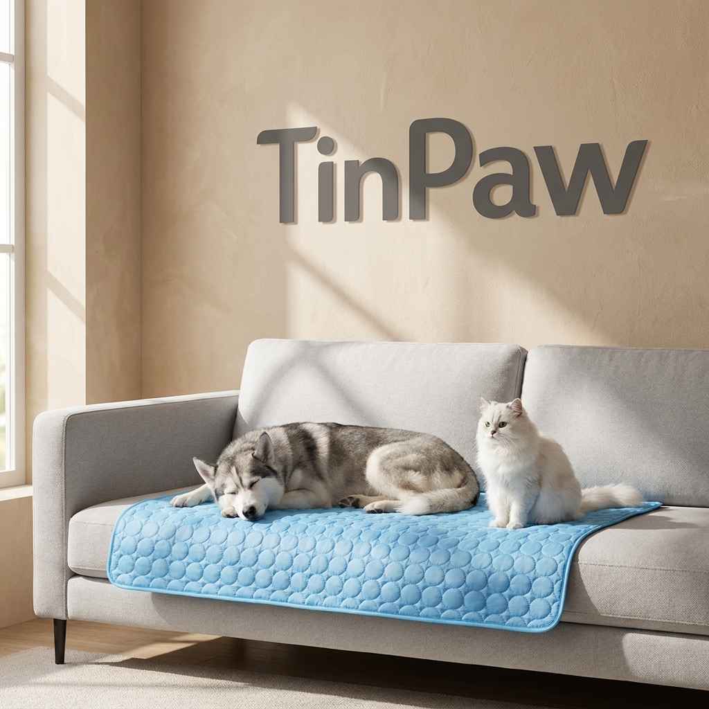 Cooling Dog Bed with Cold - Sense Fabric – Summer Comfort - Dog Beds & Furniture - TinPaw
