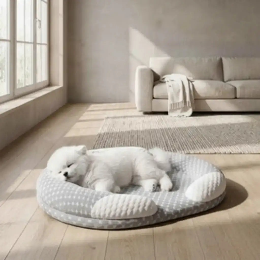Summer Dog Bed – Removable Wash Mat | Summer Dog Bed – Ice-Feel Cooling Mat S–XXL | TinPaw