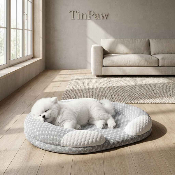 Cooling Summer Dog Bed With Removable Washable Mat - Dog Beds & Furniture - TinPaw