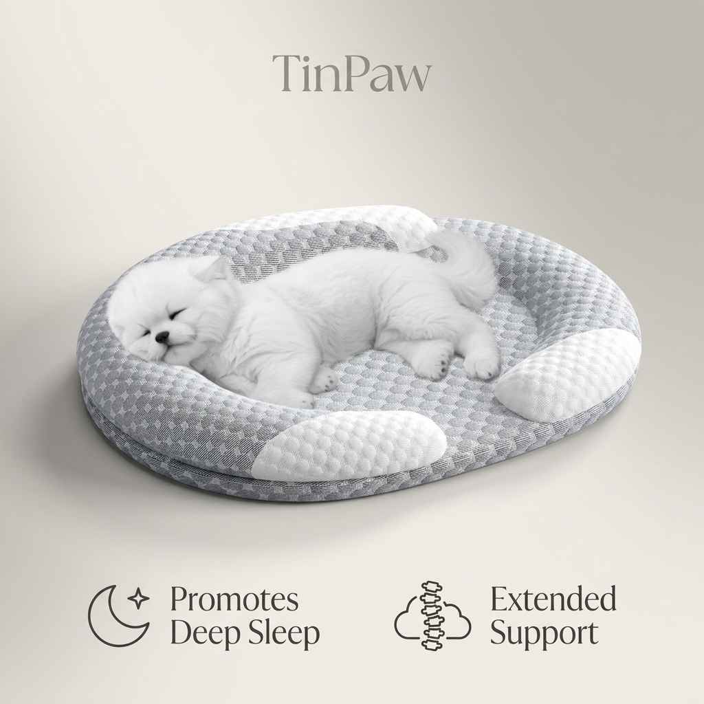 Cooling Summer Dog Bed With Removable Washable Mat - Dog Beds & Furniture - TinPaw