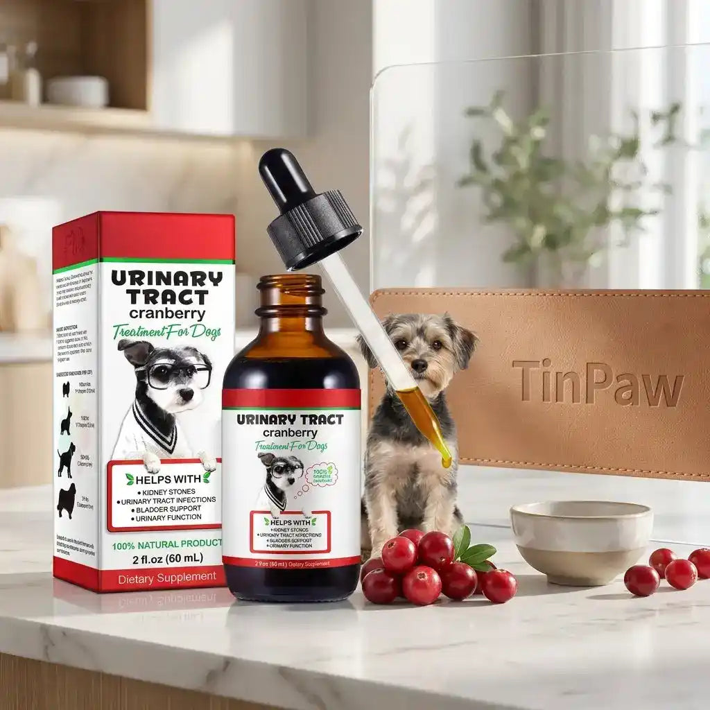 Cranberry Urinary Support Drops for Dogs & Cats - Dog Health - TinPaw