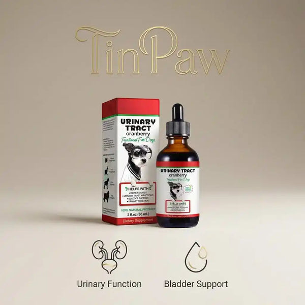 Cranberry Urinary Support Drops for Dogs & Cats - Dog Health - TinPaw